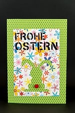 Einfache Osterkarte *freebie*
