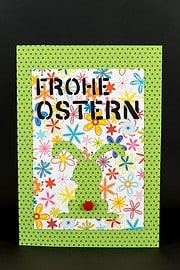 Einfache Osterkarte *freebie*