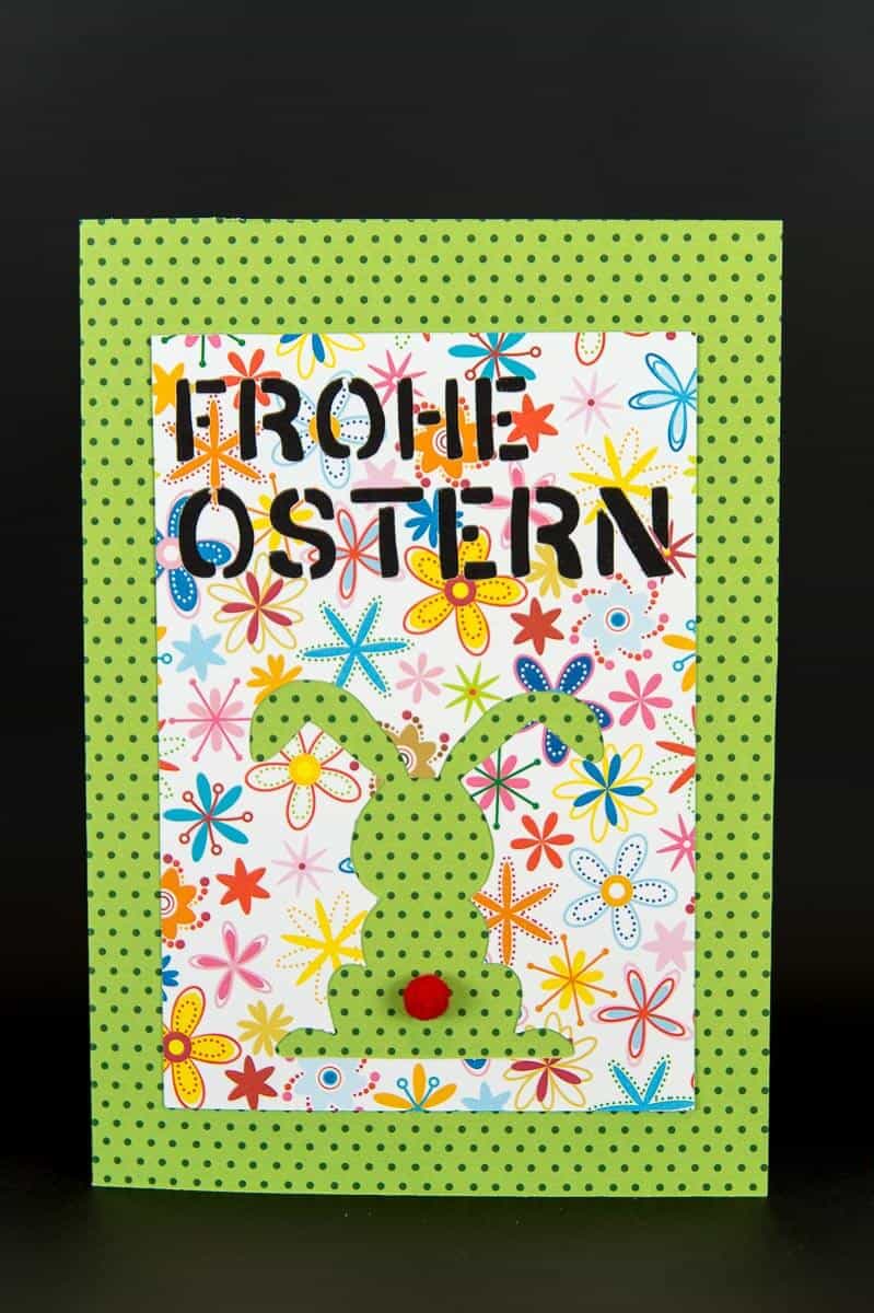Einfache Osterkarte *freebie*