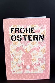 Einfache Osterkarte *freebie*