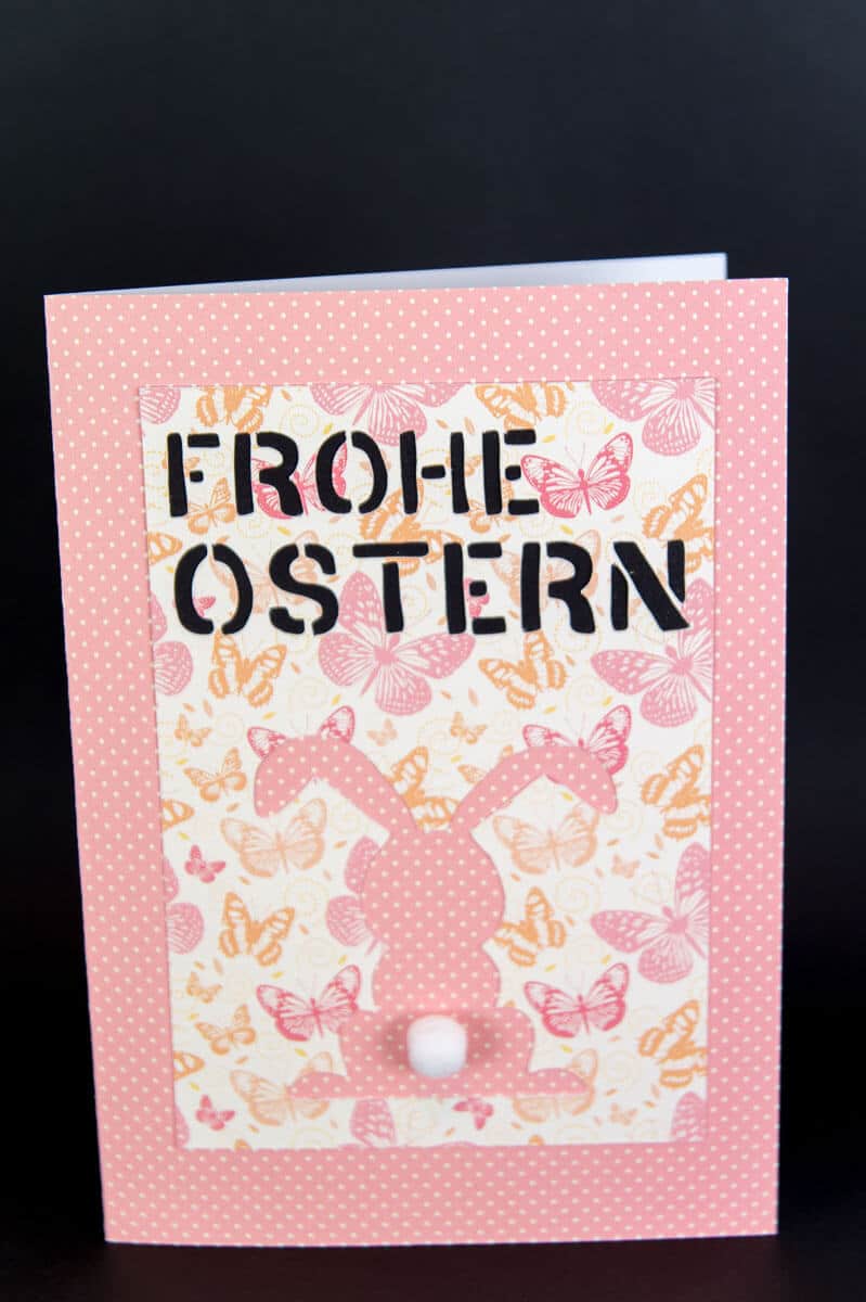 Einfache Osterkarte *freebie*