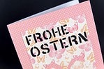 Einfache Osterkarte *freebie*