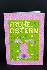 Einfache Osterkarte *freebie*