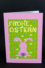 Einfache Osterkarte *freebie*