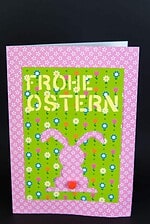Einfache Osterkarte *freebie*