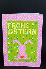 Einfache Osterkarte *freebie*