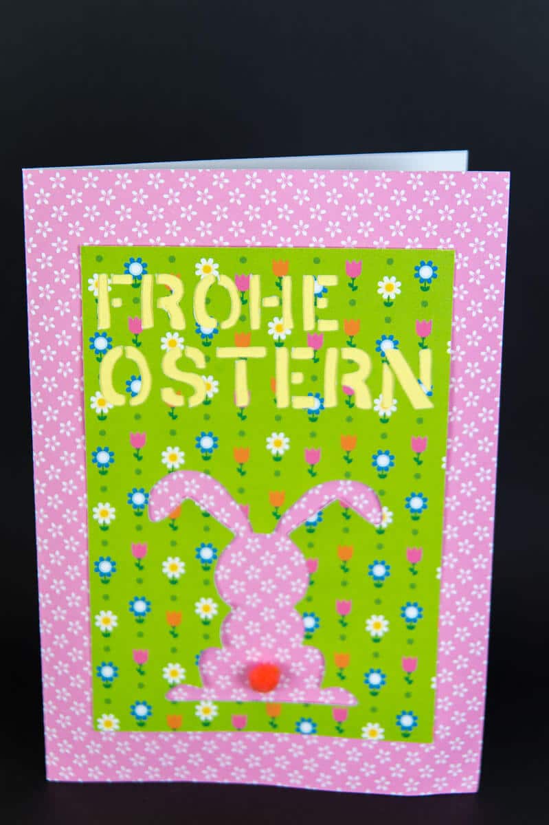 Einfache Osterkarte *freebie*