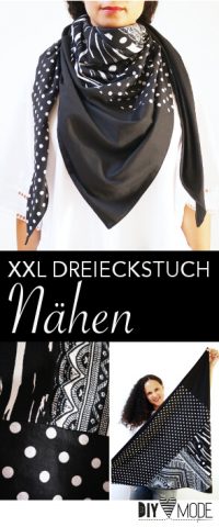 XXL Dreieckstuch nähen / Video-Anleitung