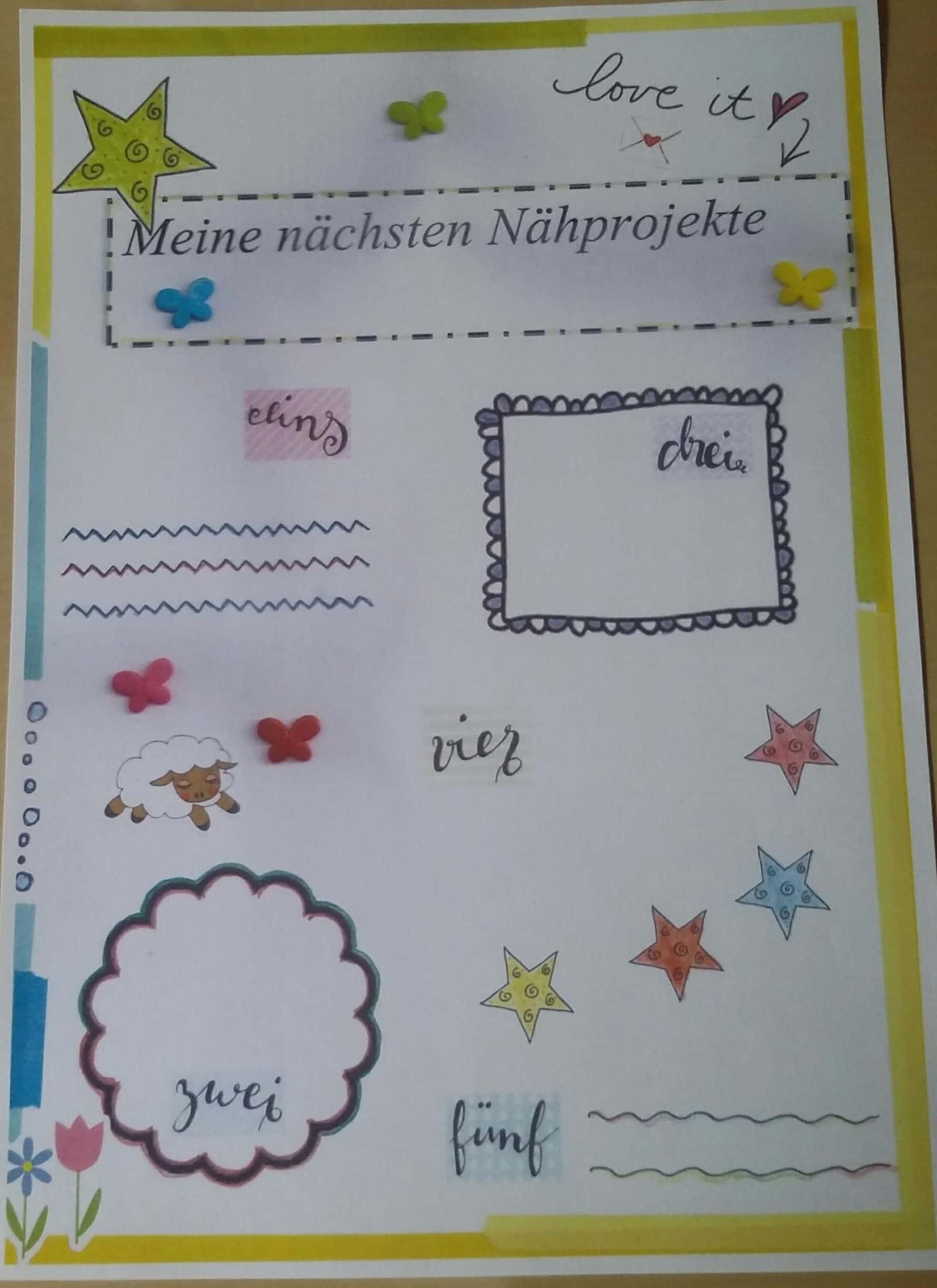 Freebie „Meine nächsten Nähprojekte“