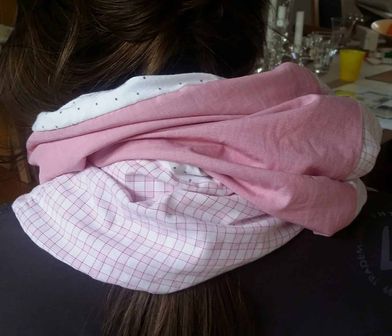 Upcycling: Loop Schal aus alten Hemden