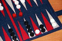 Backgammon nähen