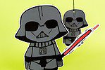 Niedlicher Darth Vader – Plotter freebie, free printable und Video Tutorial – Für Fans