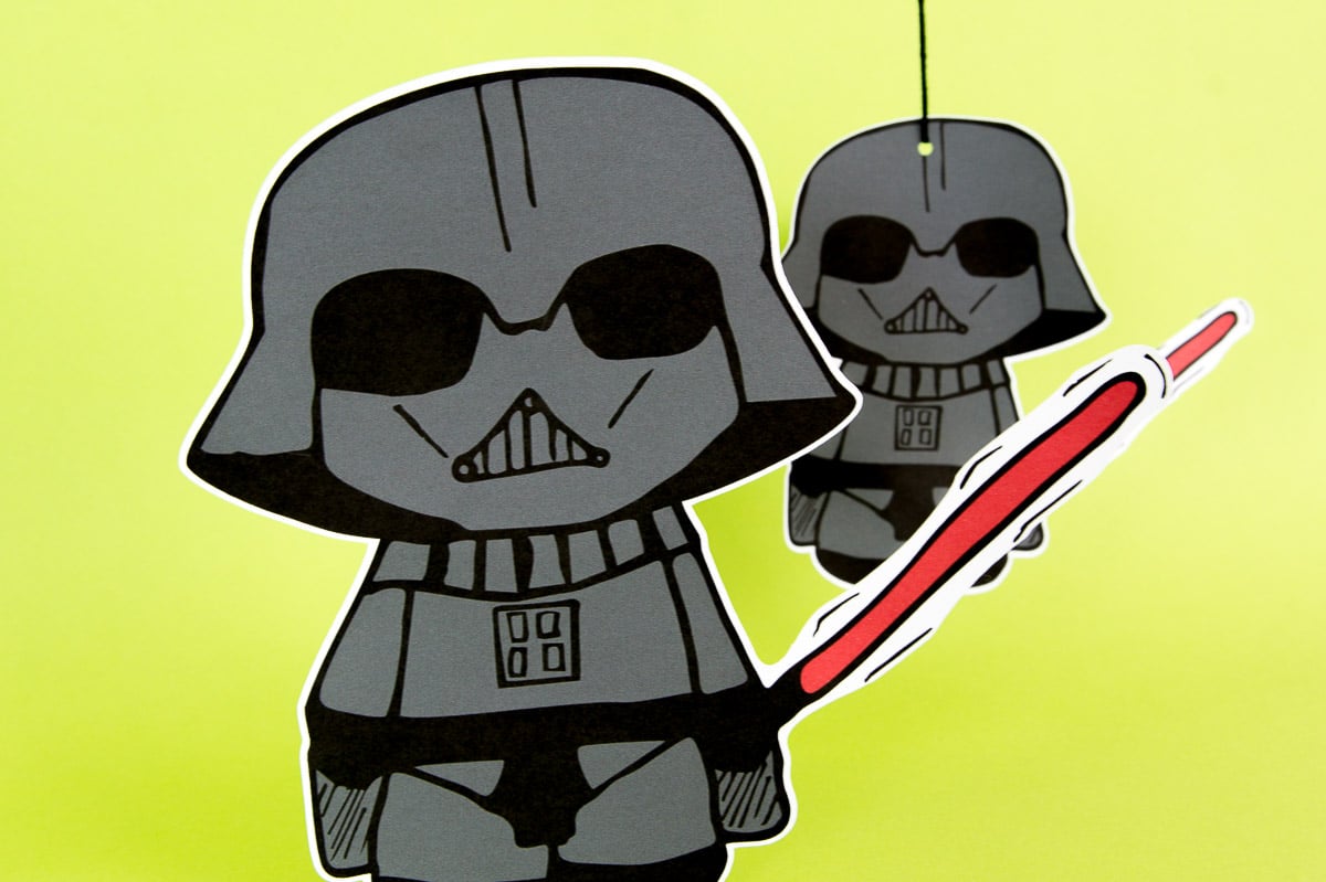 Niedlicher Darth Vader – Plotter freebie, free printable und Video Tutorial – Für Fans
