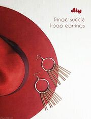 Boho Ohrringe mit Wildlederfransen