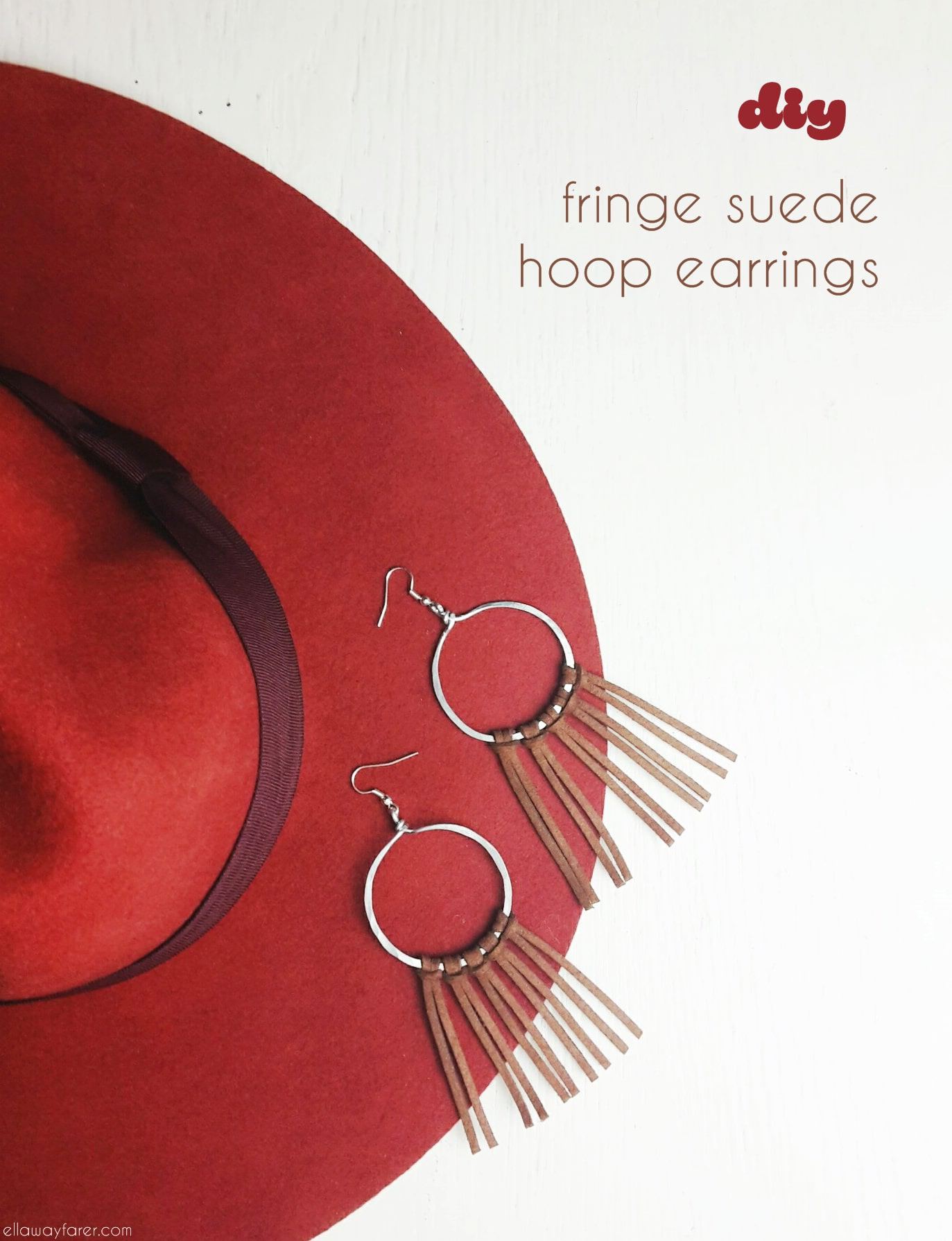 Boho Ohrringe mit Wildlederfransen