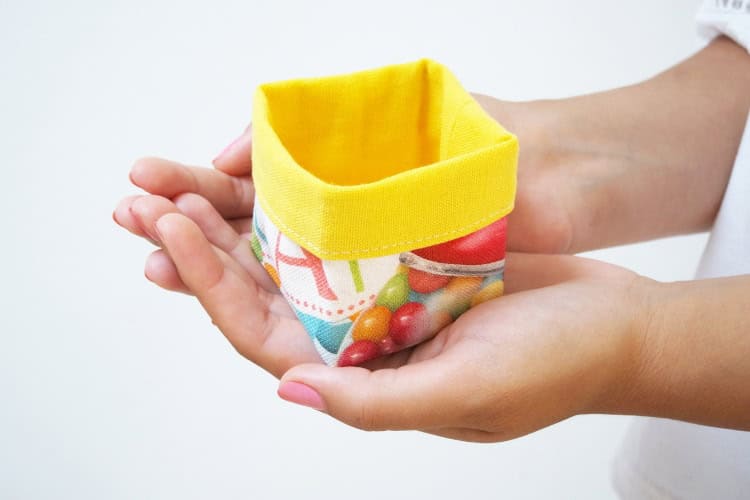 Mini-Utensilo nähen mit Schnittmuster