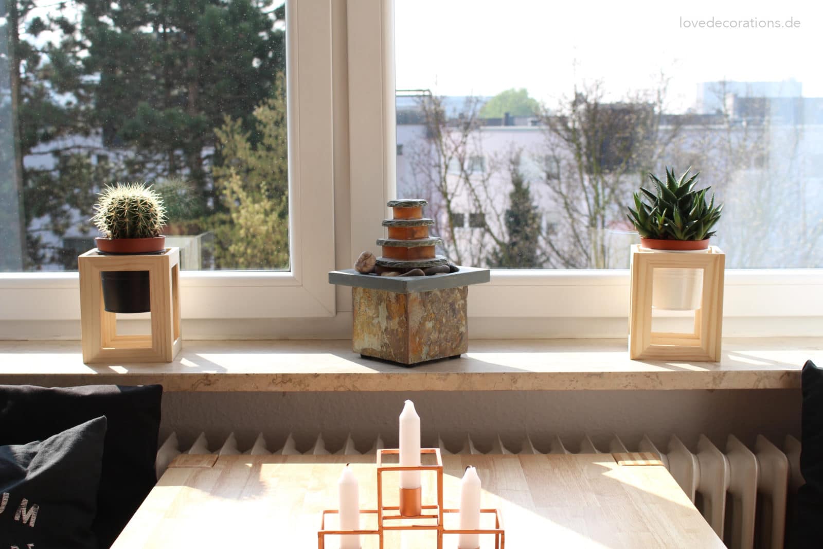 DIY Pflanzenständer aus Fotorahmen