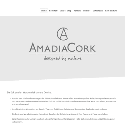 Korktaschen - AmadiaCork - designed by nature