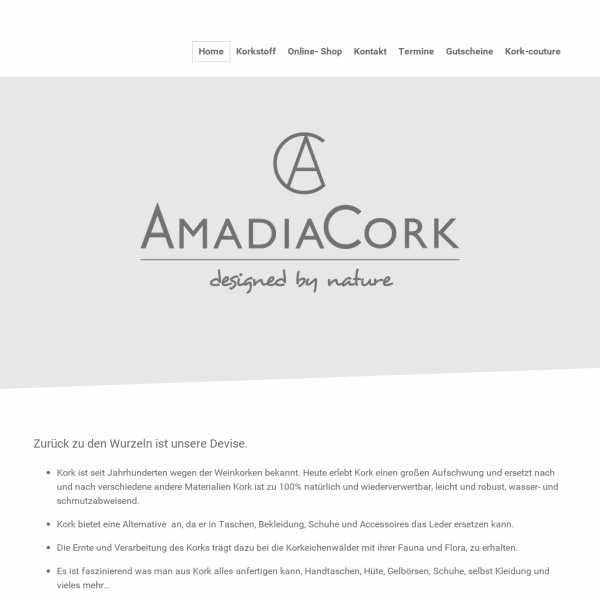 Korktaschen – AmadiaCork – designed by nature