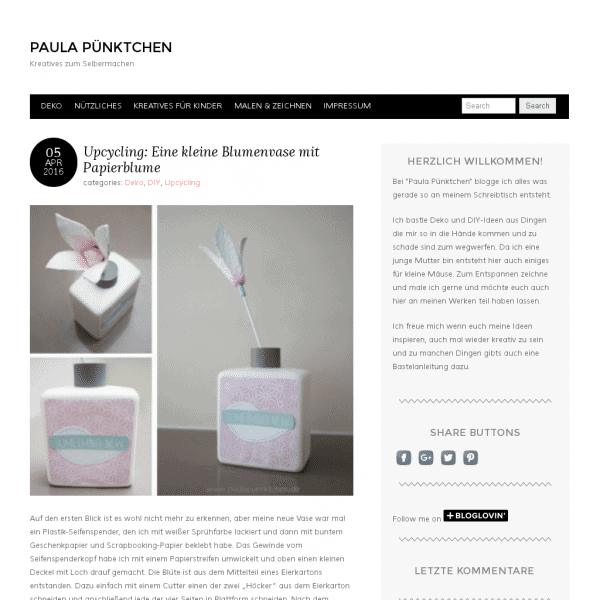 Paula Pünktchen – Kreatives zum Selbermachen Paula Pünktchen – Kreatives zum Selbermachen