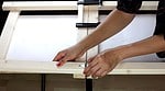 Regal bauen mit selbst gemachten Mini Klappböcken