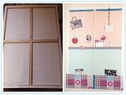 Memoboard aus alten Keilrahmen