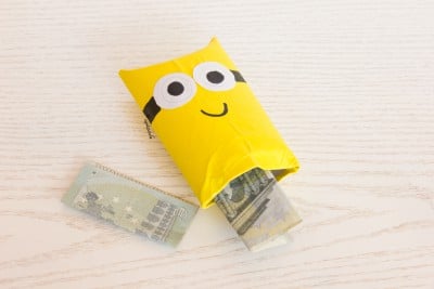 Minions-Geschenkverpackung - schnell und originell