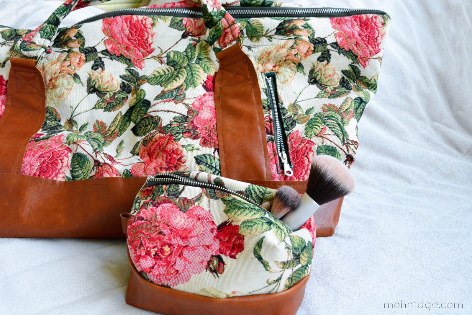 DIY Weekender und Kosmetiktasche
