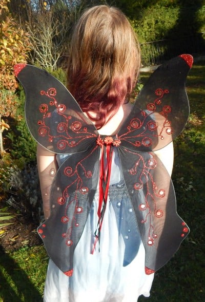 Elfenflügel in schwarz - Fairy wings