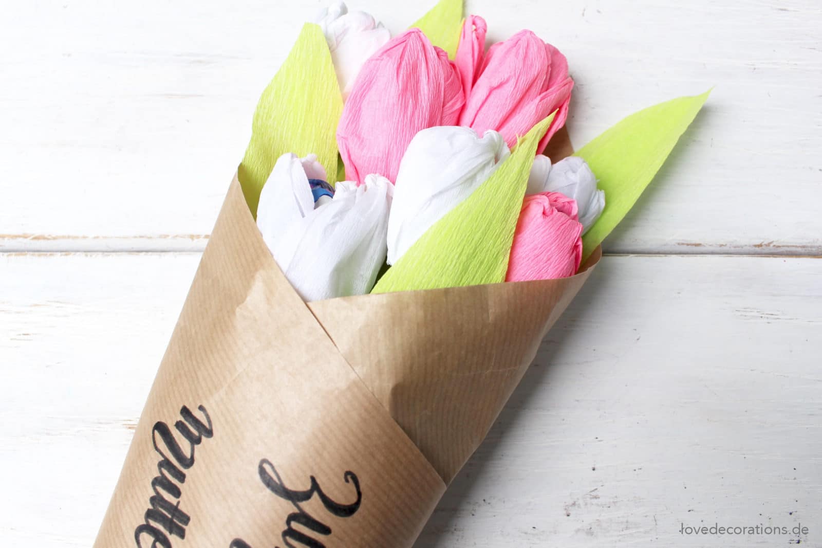 DIY Tulpenstrauß zum Muttertag