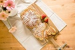 Vanille-Waffeln nach Mamas Rezept und herziges Obst