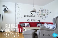 Kleines Wohnzimmer Makeover - Upcycling, Nähen und ein Ikea Hack