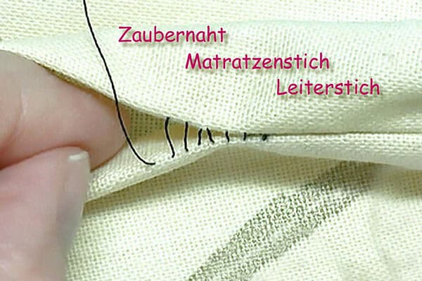 Zaubernaht / Matratzenstich / Leiterstich