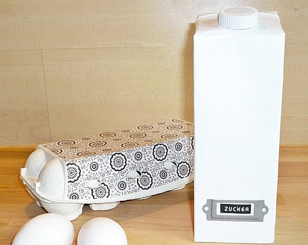 Zucker statt Milch - Tetrapack Upcycling