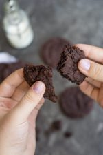 Backen mit Bohnen oder „Life is better with fresh baked cookies!“ – Schokoladen Fudge Cookies mit schwarzen Bohnen
