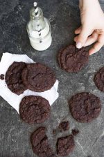 Backen mit Bohnen oder „Life is better with fresh baked cookies!“ – Schokoladen Fudge Cookies mit schwarzen Bohnen