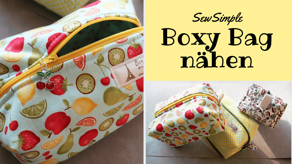 Boxy Bag – Kulturtasche nähen