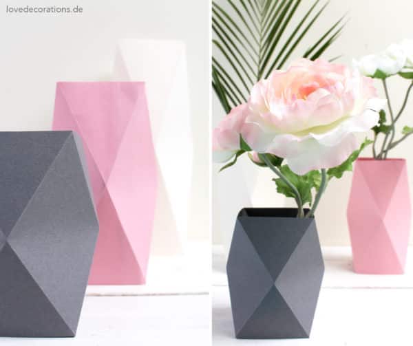 DIY Origami Vase