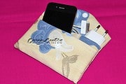 Tasche aus 1 Stück Stoff mit Innenfach oder Außenfach oder …