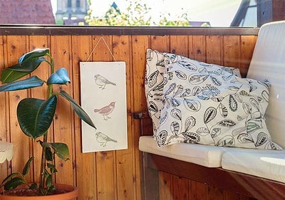 Bilder für Balkon und Garten mit Foto Transfer Potch