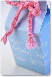 Geschenkboxen "happy birthday" {Free Printable}