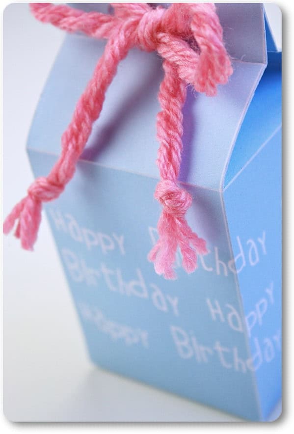 Geschenkboxen "happy birthday" {Free Printable}