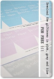 Geschenkboxen „happy birthday“ {Free Printable}