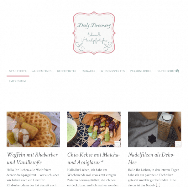 Daily Dreamery – Liebevoll Handgefertigtes