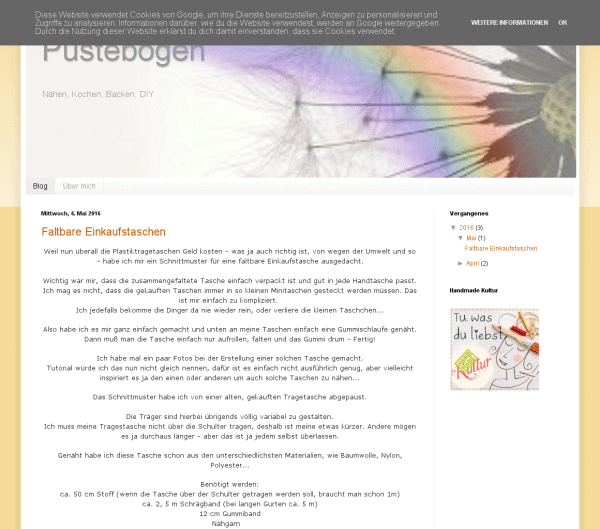 Pustebogen