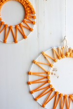DIY – Macramee Monde in Ombré Färbung