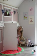 DIY – Ein Hausbett im Kinderzimmer – #chellisrainbowroom – mit extra Funktion