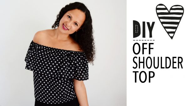 Off Shoulder Top nähen / Video-Anleitung