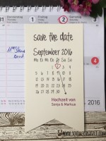Save the Date Magnetkarte