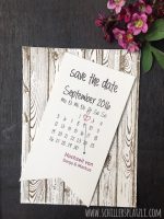 Save the Date Magnetkarte